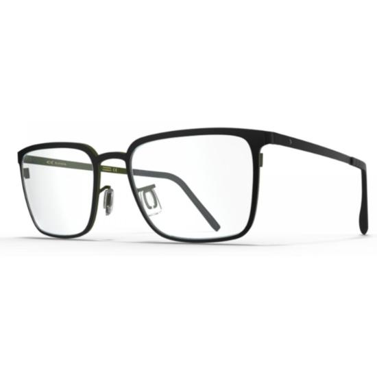  블랙핀 안경 Bf1084 도버 직사각형 블랙 안경 (미니멀 디자인) - BLACKFIN