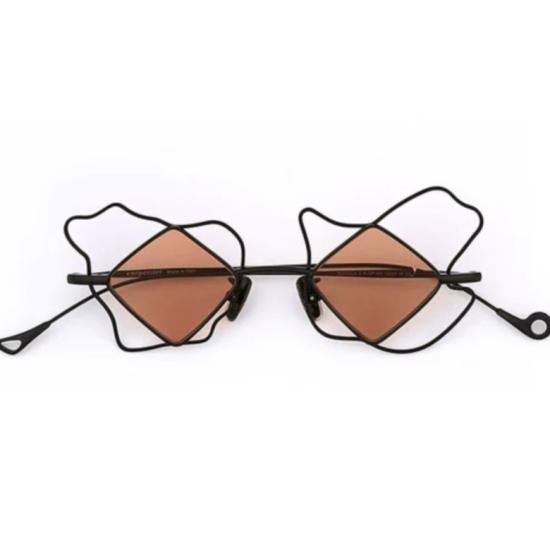  아이페타이저 선글라스 누볼라 C.6-Op-68 추상적인 프레임의 예술적인 금속 - EYEPETIZER