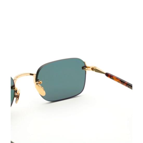  가스트 선글라스 돔사 직사각형 골드톤  (호피 무늬 템플 팁) - GAST