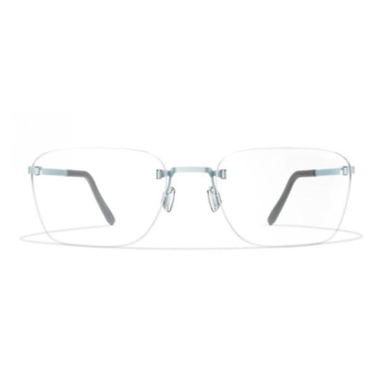  블랙핀 안경 Bf941 Aero A-N 무테 직사각형 안경 (경량 티타늄 프레임) - BLACKFIN