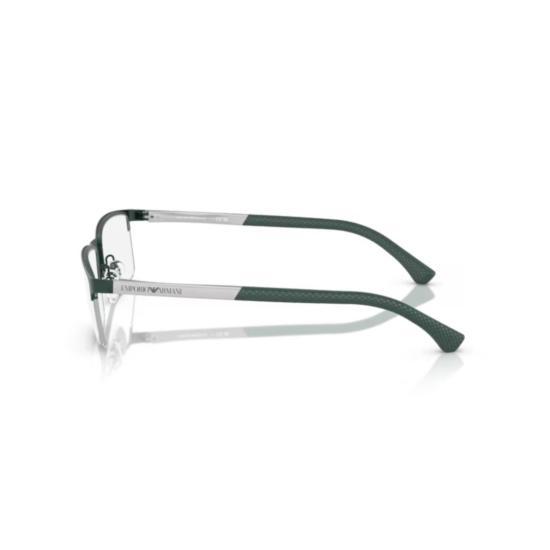 26SS 엠포리오 아르마니 안경 0Ea1041 직사각형 금속 프레임 반무테 안경 - EMPORIO ARMANI