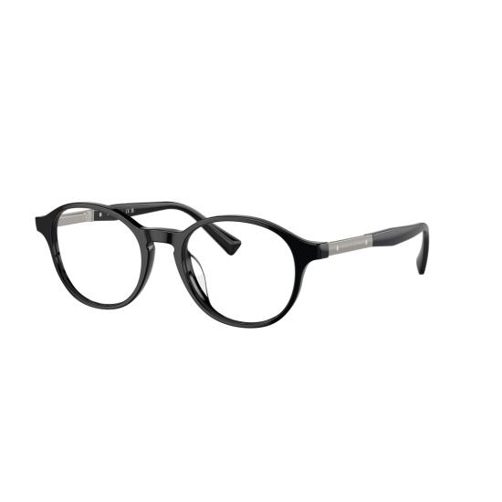  브루넬로 쿠치넬리 안경 0BC3002 유광 블랙 아세테이트 원형 프레임 안경 - BRUNELLO CUCINELLI