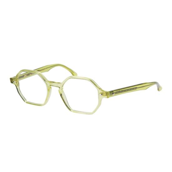  카돌 안경 팔각형 반투명 녹색 프레임 안경 - KADOR