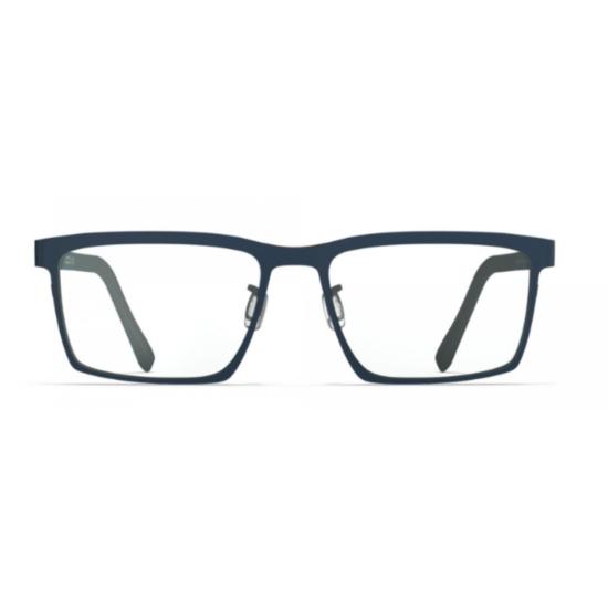  블랙핀 안경 Bf1061 어바인 딥 블루 베타 티타늄 직사각형 안경 (오렌지 포인트)