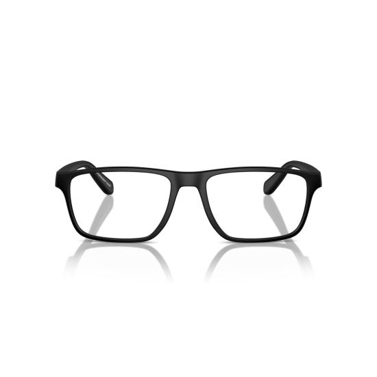 26SS 엠포리오 아르마니 안경 0Ea3233 직사각형 무광 블랙 안경 (미니멀 디자인) - EMPORIO ARMANI