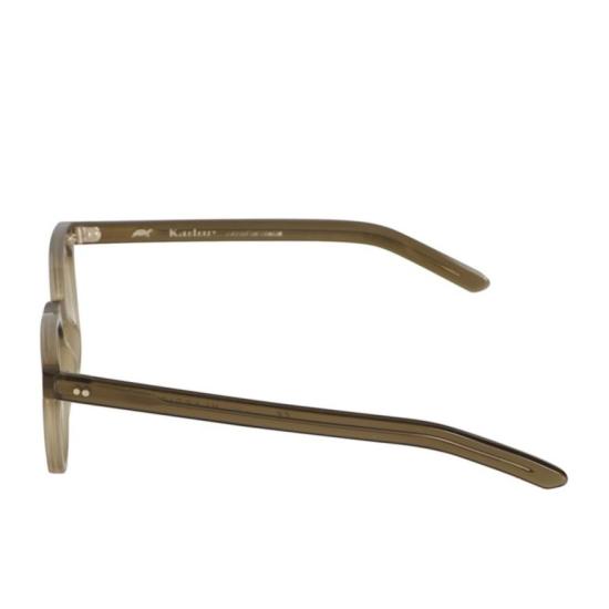  카돌 선글라스 클래시코 반투명 갈색 직사각형 프레임 안경테 (금속 리벳 장식) - KADOR