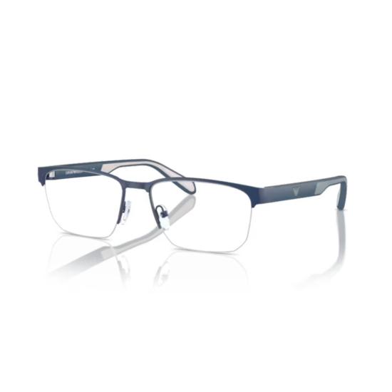 26SS 엠포리오 아르마니 안경 0Ea1162 직사각형 반무테 금속  (조절 가능한 코받침 포함)