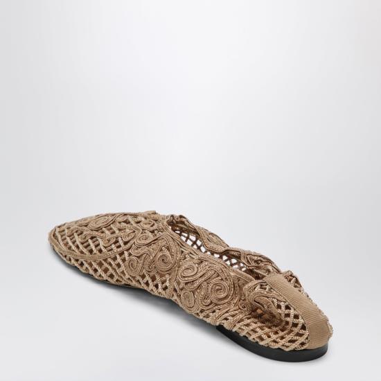 26SS 오디시 플랫 슈즈 OD46039A23040 Beige - ODISSI
