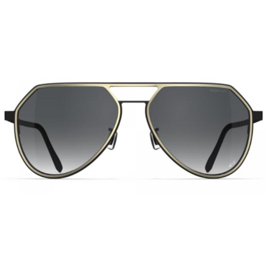  블랙핀 선글라스 Bf1095 썬더베이 에비에이터 , 얇은 베타 티타늄 프레임