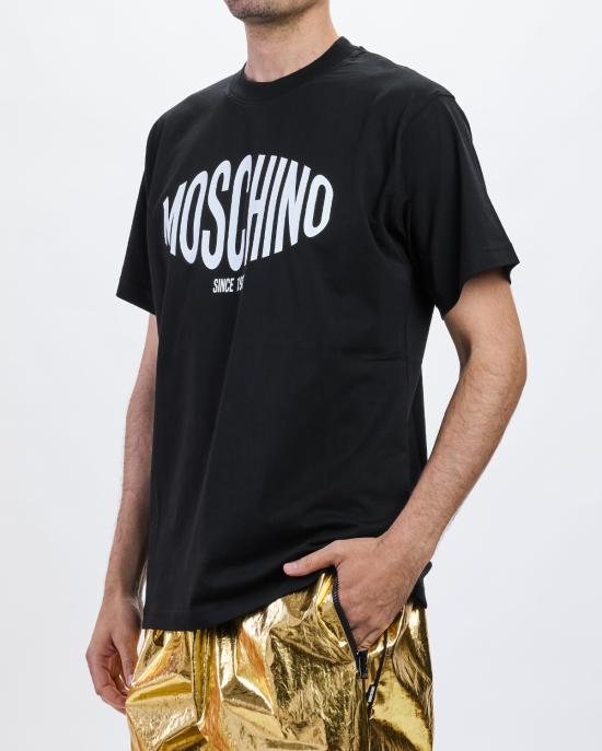 26SS 모스키노 반팔 티셔츠 0702 0241 1555 NERO - MOSCHINO