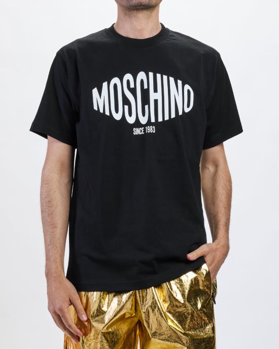26SS 모스키노 반팔 티셔츠 0702 0241 1555 NERO - MOSCHINO