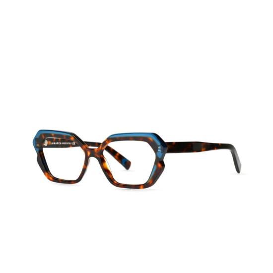  라마르카 안경 09528 퓨전이 184 기하학적 호피무늬 아세테이트