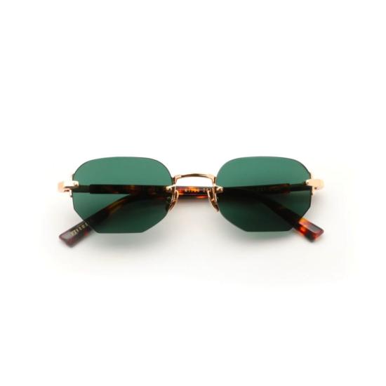  가스트 선글라스 문스톤 기하학적 호피 무늬  (골드 장식)