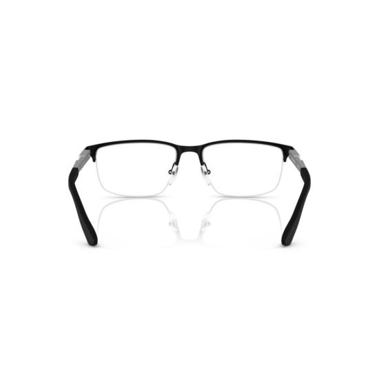 26SS 엠포리오 아르마니 안경 0Ea1164 실버 액센트가 있는 반무테 블랙 안경 - EMPORIO ARMANI