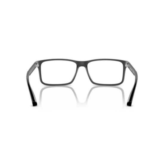 26SS 엠포리오 아르마니 안경 0Ea3038 직사각형 무광 블랙 안경 (가벼운 프레임) - EMPORIO ARMANI