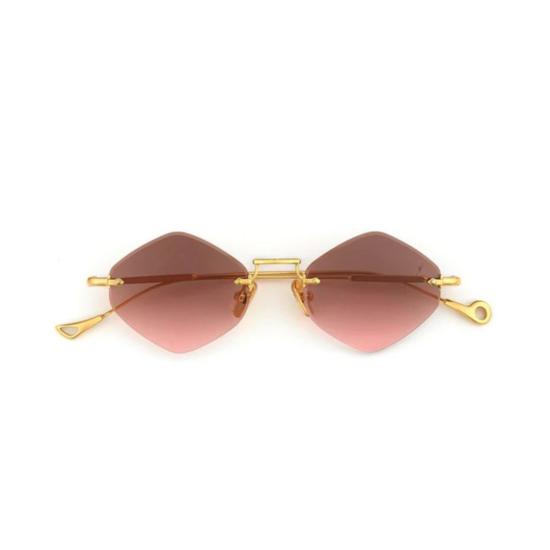  아이페타이저 선글라스 엠파이어 C.4-44 기하학적 렌즈 무테  (더블 바 브릿지)