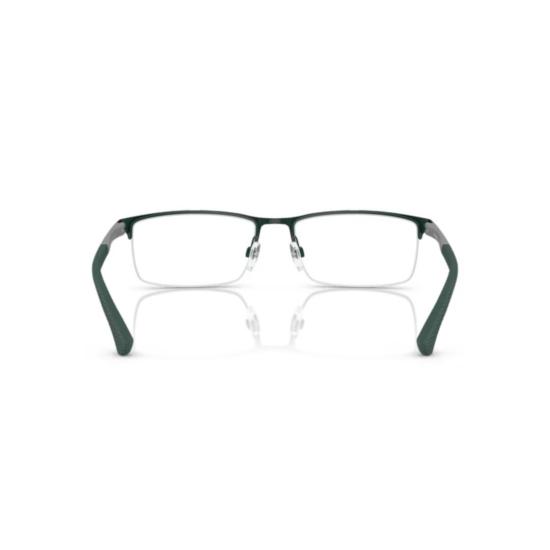 26SS 엠포리오 아르마니 안경 0Ea1041 직사각형 반무테 금속  (텍스처 처리된 템플 포함) - EMPORIO ARMANI