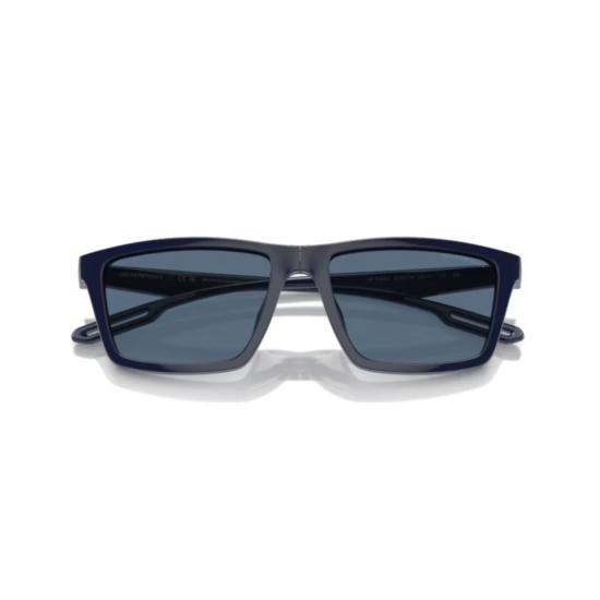  엠포리오 아르마니 선글라스 0Ea4189u 직사각형 안경 (교체 가능한 렌즈 및 컷아웃 템플 포함) - EMPORIO ARMANI