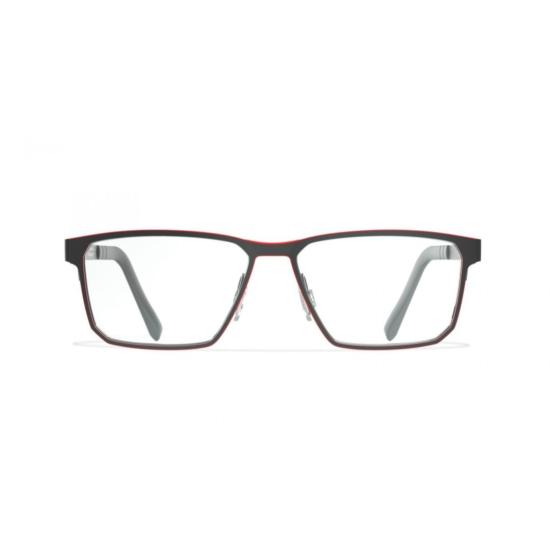  블랙핀 안경 Bf991 웨스트햄튼 직사각형 프레임 안경 (은은한 빨간색 포인트)