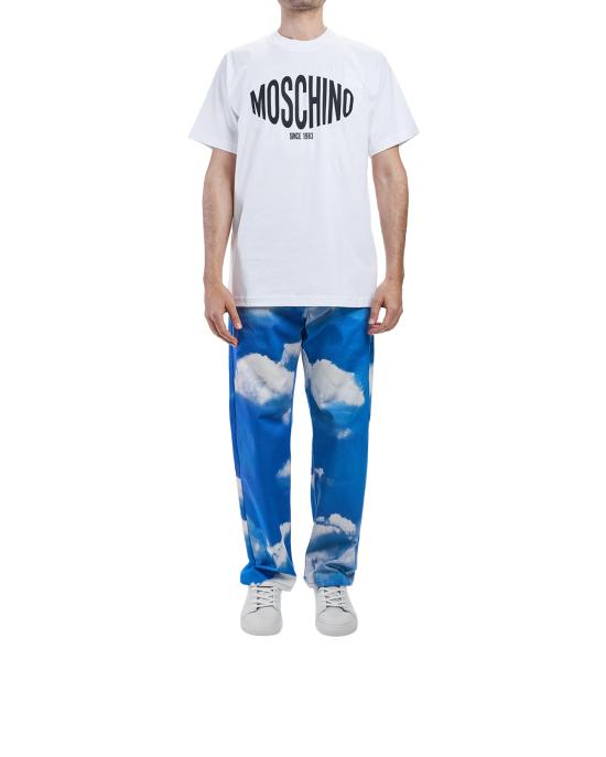26SS 모스키노 반팔 티셔츠 0702 0241 1001 BIANCO - MOSCHINO
