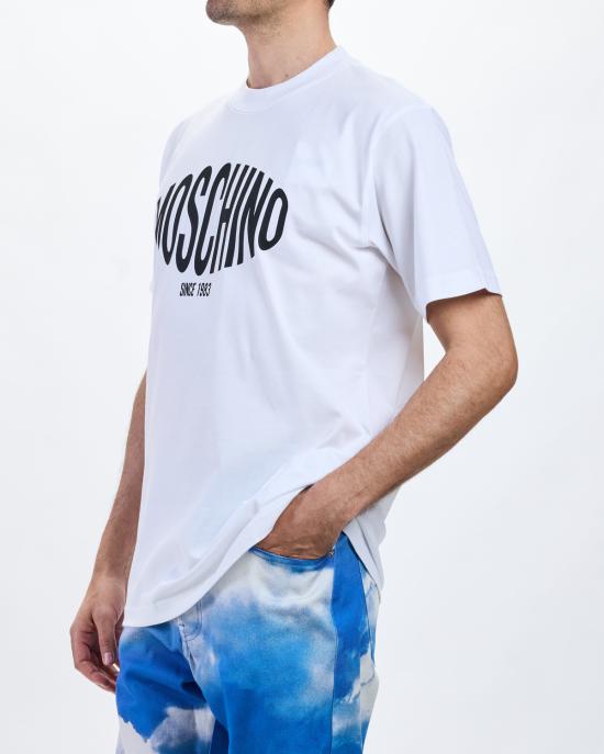 26SS 모스키노 반팔 티셔츠 0702 0241 1001 BIANCO - MOSCHINO