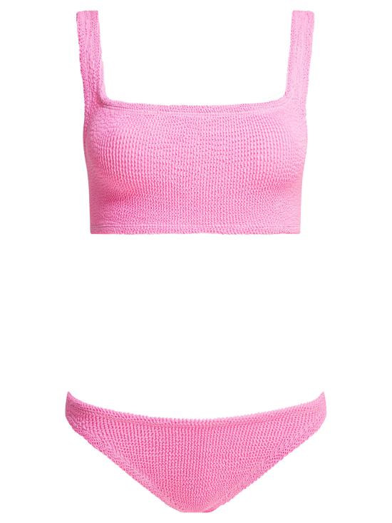 26SS 훈자 지 비키니 수영복 XANDRA BIKINICRINKLEBUBBLEGUM Pink