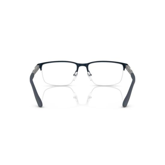 26SS 엠포리오 아르마니 안경 0Ea1164 메탈릭 액센트가 있는 반무테 블루 안경 - EMPORIO ARMANI