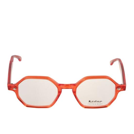  카돌 선글라스 팔각형 반투명 빨간색 팔각형 프레임 안경