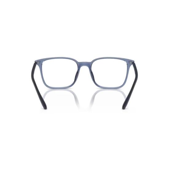  엠포리오 아르마니 안경 3242U 비스타 직사각형 프레임 안경 (반투명 파란색 프레임) - EMPORIO ARMANI