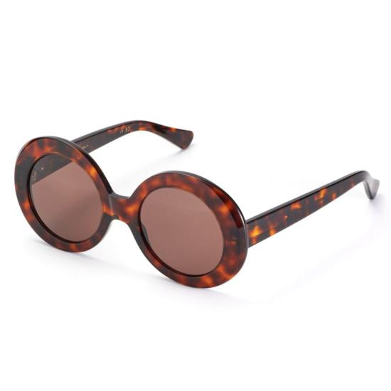  카돌 안경 빈티지 감성이 돋보이는 오드리 라지 라운드 호피무늬 - KADOR