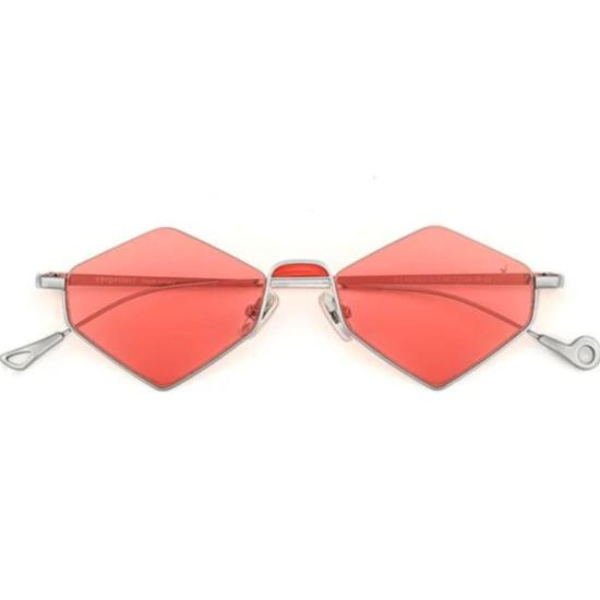  아이페타이저 선글라스 아사쿠사 C.1-66 기하학적 육각형  (붉은색 렌즈)