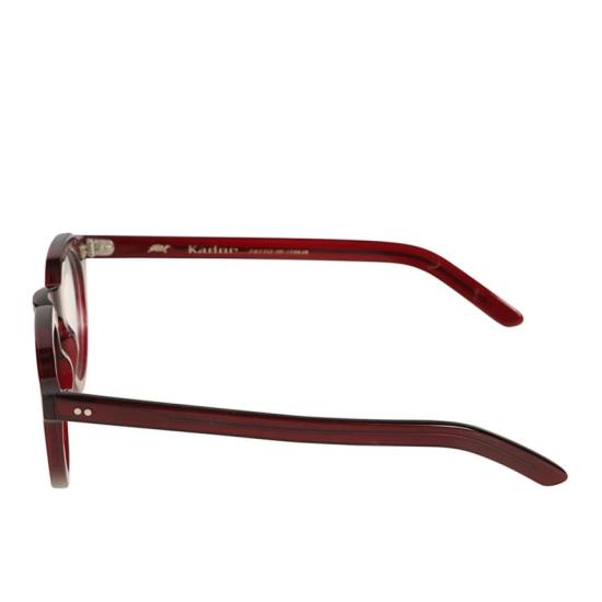  카돌 선글라스 스토리코 원형 프레임 버건디 안경 (키홀 브릿지 디자인) - KADOR