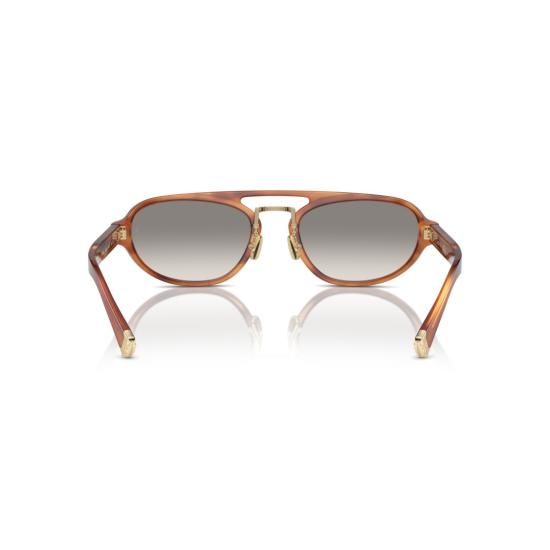 브루넬로 쿠치넬리 선글라스 0BC4008S 반투명 앰버 타원형  (골드 액센트 포함) - BRUNELLO CUCINELLI
