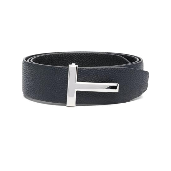26FW 톰포드 가죽 벨트 LCL236S TB178 UNA BLUE BLACK