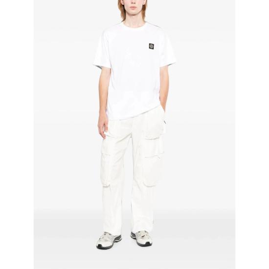 26FW 스톤 아일랜드 반팔 티셔츠 152100027 S0013 V0001 WHITE