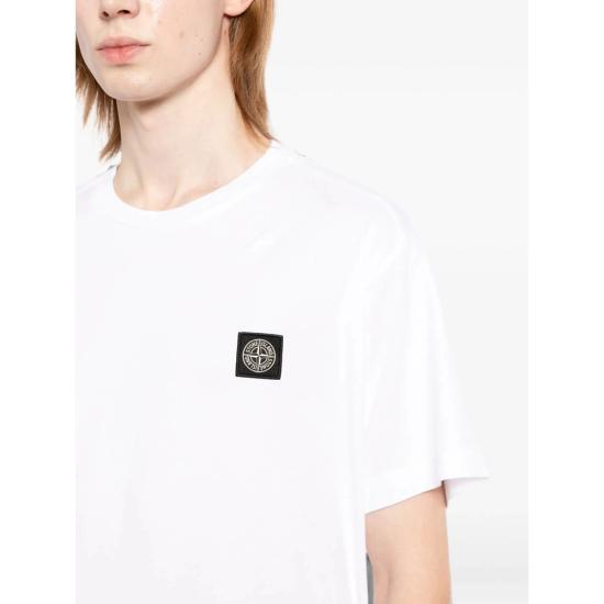 26FW 스톤 아일랜드 반팔 티셔츠 152100027 S0013 V0001 WHITE - STONE ISLAND