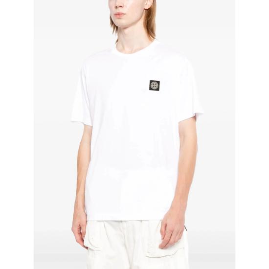 26FW 스톤 아일랜드 반팔 티셔츠 152100027 S0013 V0001 WHITE - STONE ISLAND