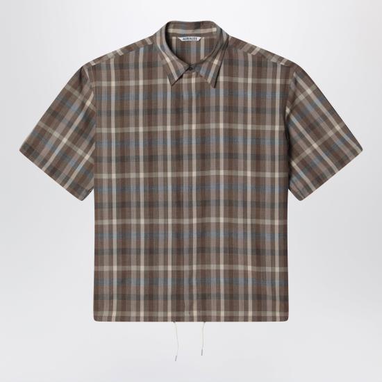 26SS 오라리 반팔 셔츠 A26SS02TCWO Brown