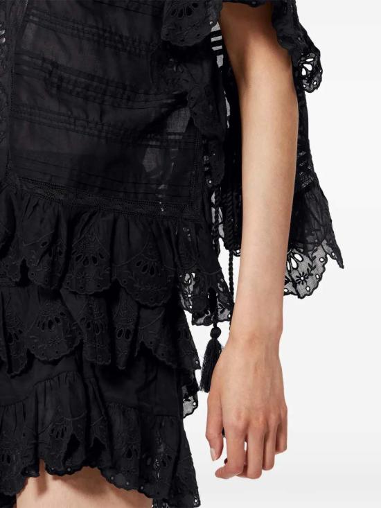 26SS 이자벨마랑에뚜왈 페이튼 탑 HT0768FAD1J05E BLACK - ISABEL MARANT ETOILE