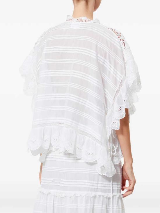 26SS 이자벨마랑에뚜왈 페이튼 탑 HT0768FAD1J05E WHITE - ISABEL MARANT ETOILE