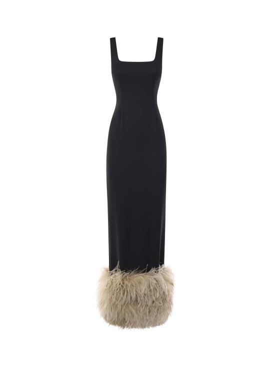 26SS 더 아키비아 롱 원피스 ABITO LONG GEA BLACK