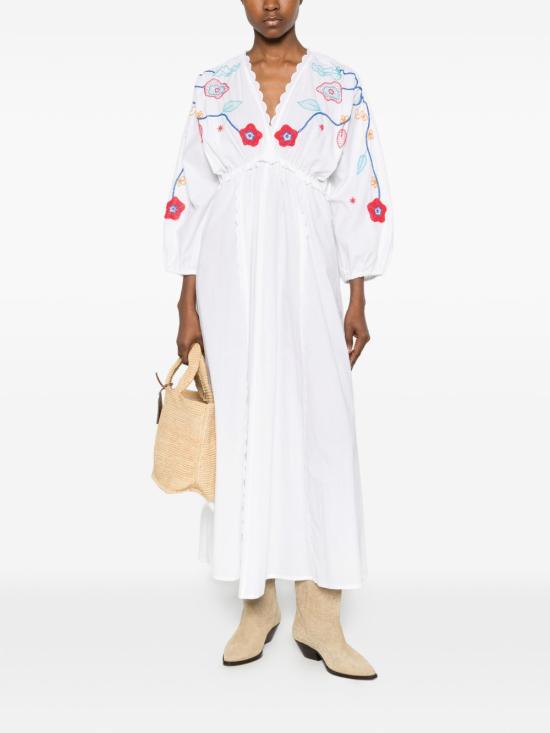 26SS 포르테포르테 롱 원피스 14850 MYDRESSCRYSTAL Bianco - FORTE FORTE