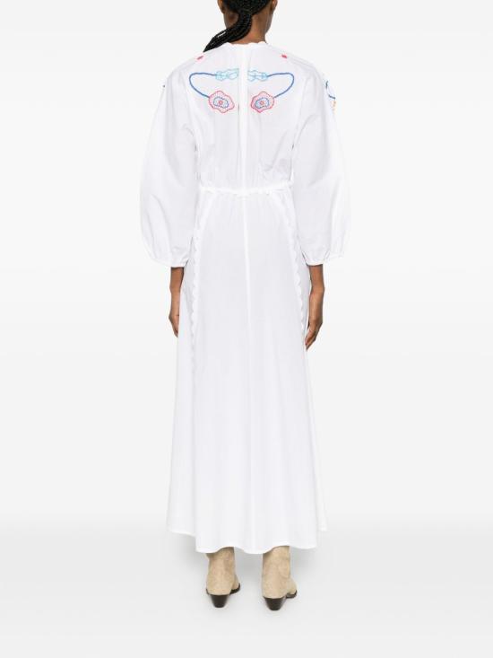 26SS 포르테포르테 롱 원피스 14850 MYDRESSCRYSTAL Bianco - FORTE FORTE