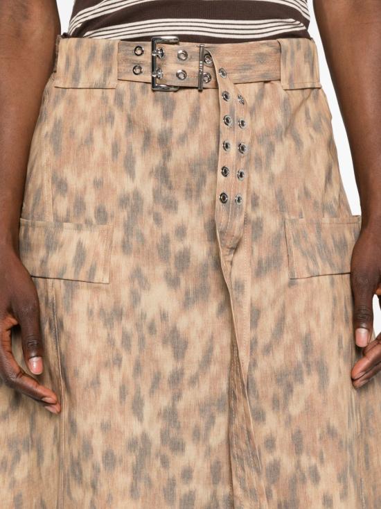 26SS 가니 미디 스커트 A1090174 ZZT Beige - GANNI