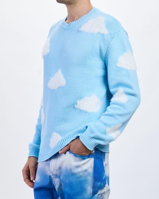 26SS 모스키노 스웨터 0935 0207 0888 AZZURRO - MOSCHINO