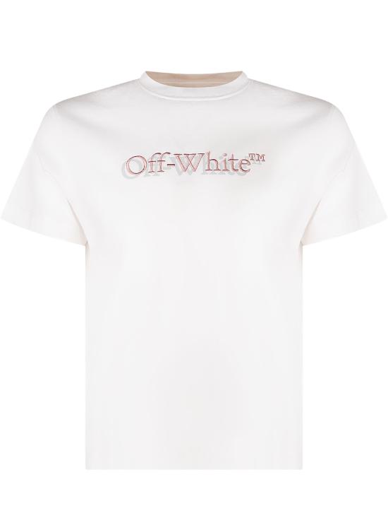 26SS [키즈] 오프화이트 티셔츠 44GAA001S26J00 1100 WHITE