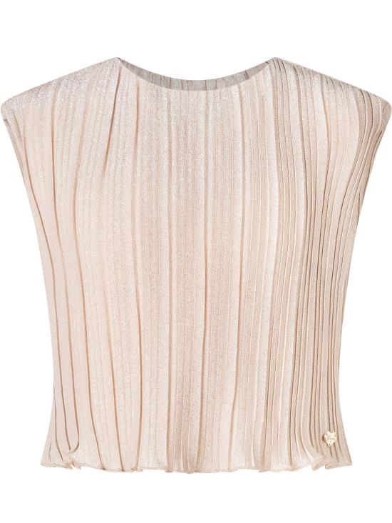 26SS [키즈] 게스 셔츠 J6RH05KD580 F69E PALE SAND LUREX