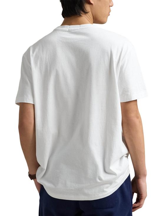  폴로 랄프로렌 반팔 티셔츠 710964477 001 White - POLO RALPH LAUREN