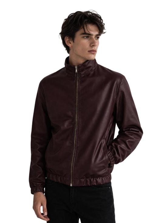 26SS 프랜지스 콜렉션 가죽 자켓 FR06NPT BORDEAUX Bordeaux - FRANZESE COLLECTION