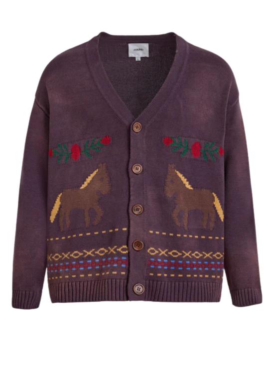 26SS FOUND 가디건 FOSS26CA04310 6342 Marrone